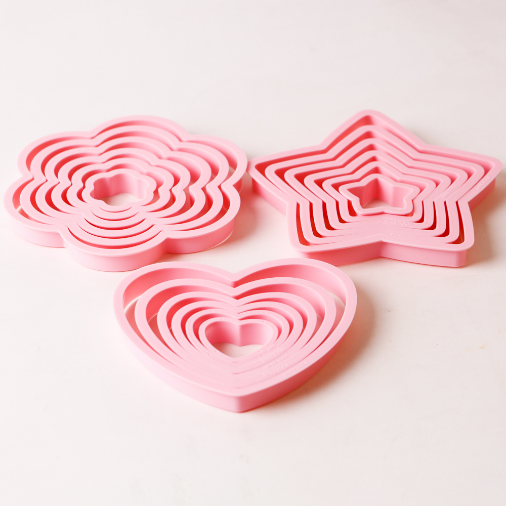 1set/3sets Pink Heart Star Flo - Cookies Pack review and price