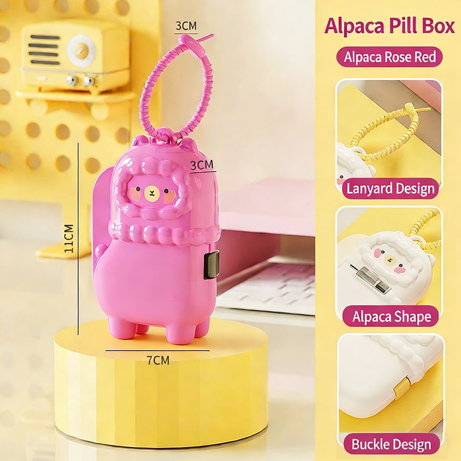 Mini Alpaca Medicine Box Porta - Seaweed Snack review and price