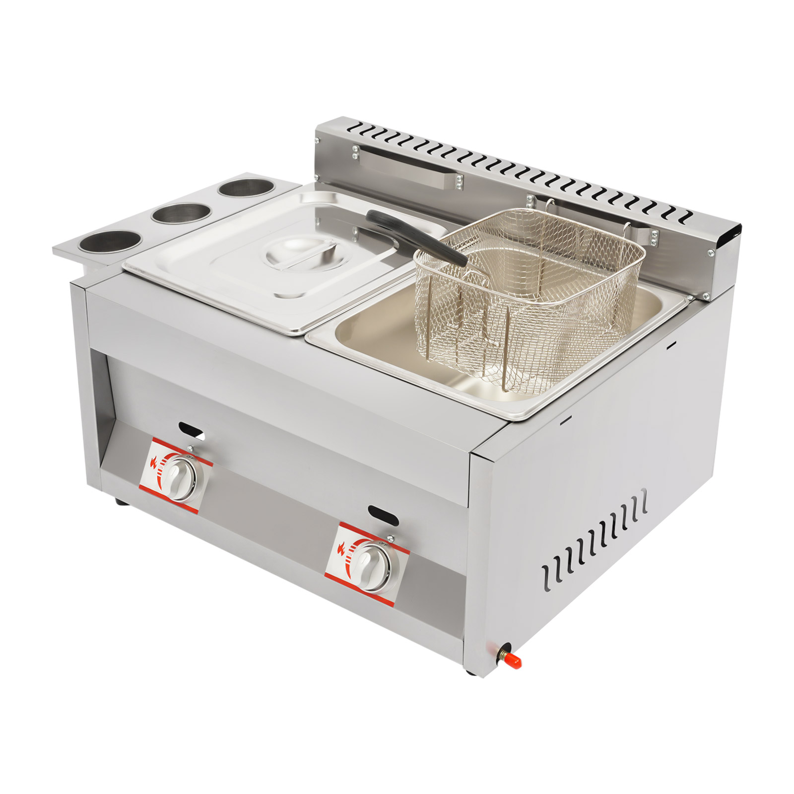 Commercial Deep Fryer 2-Tank 6 - Food Snacks Catering review and price
