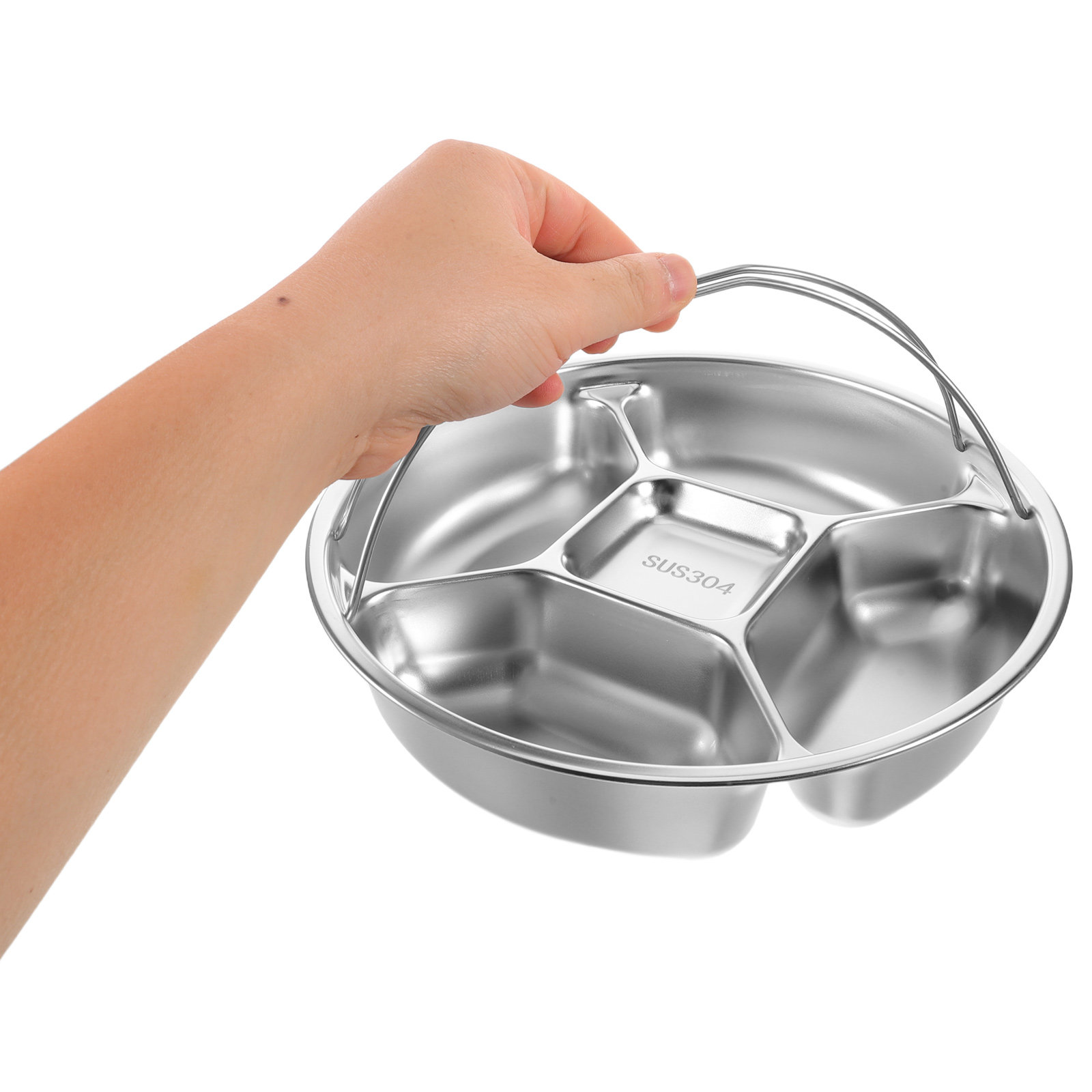 Stainless Steel Divided Servin - Healthy Snacks Food review and price