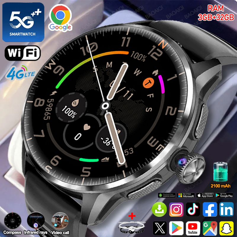 5G/4G Full Network Smart Watch - Seaweed Snack review and price