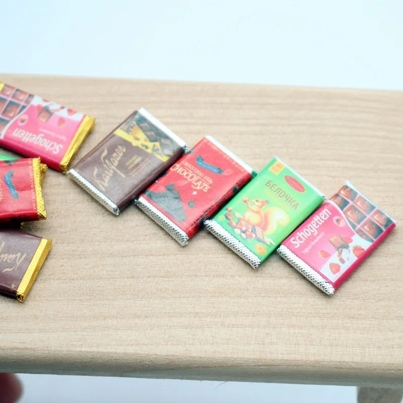 4Pcs Dollhouse Mini Chocolate  - Chocolate Snack review and price
