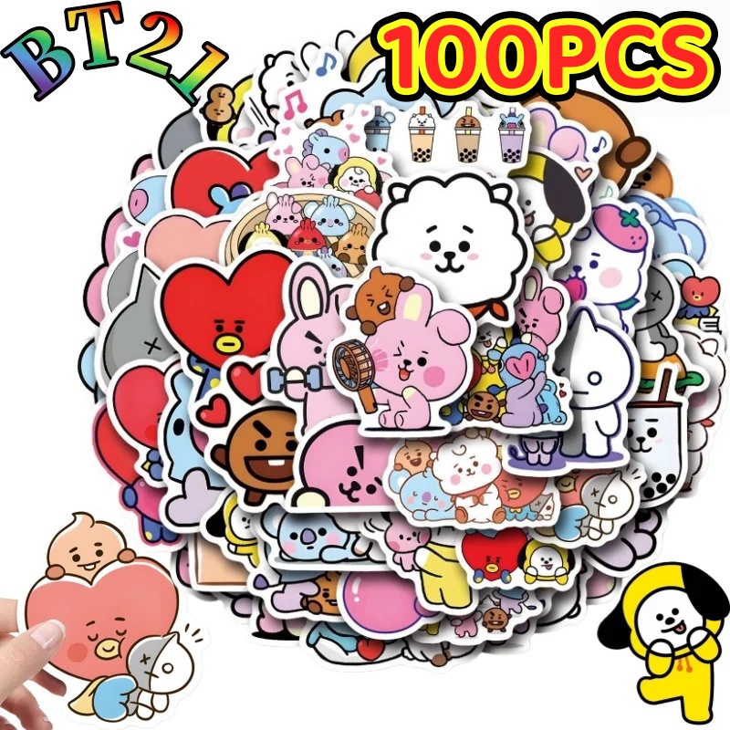 55/110PCS BT21 Chimmy Cooky ko - Cookies Pack review and price